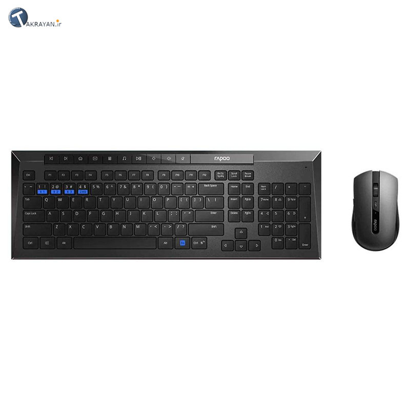 Rapoo 8200M Wireless Keyboard and Mouse